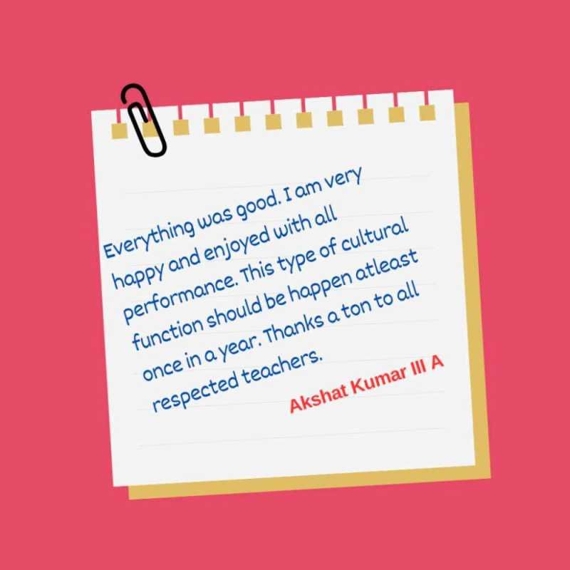 Annual Day Parents Feedback 2023 photo 2