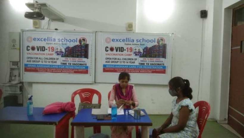 Covid-19 Vaccination Camp at Excellia School 2022