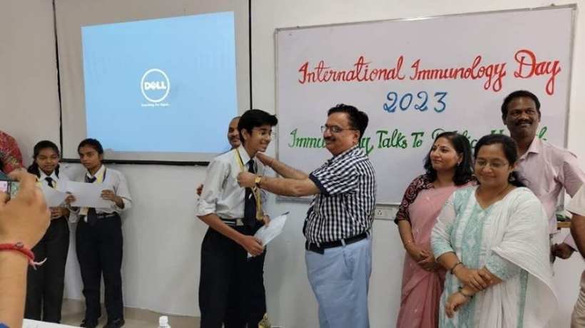 Interschool Rangoli making and quiz competition 2023