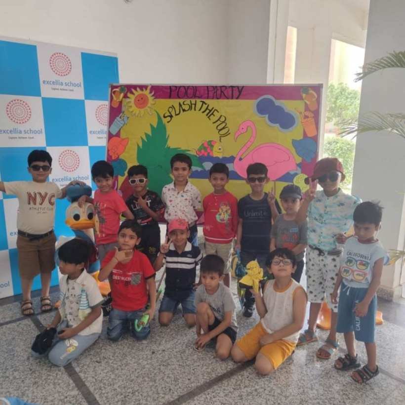 BEACH PARTY AT EXCELLIA SCHOOL