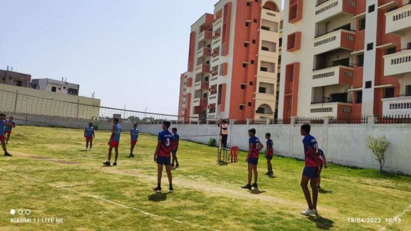 Intra School Volleyball Match at Excellia