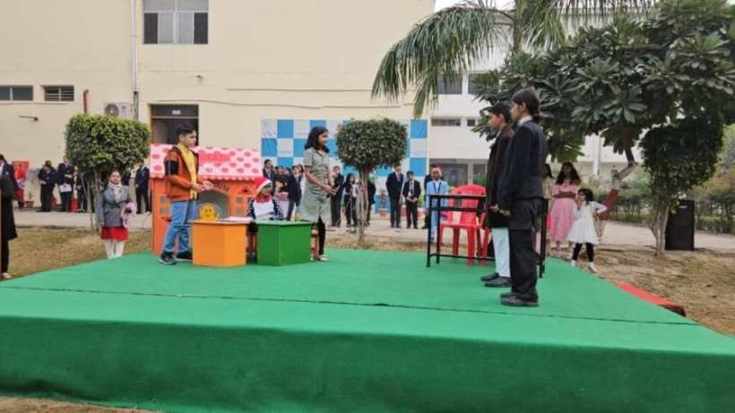 Assembly Celebrated at Excellia School oSpecialn Christmas Eve
