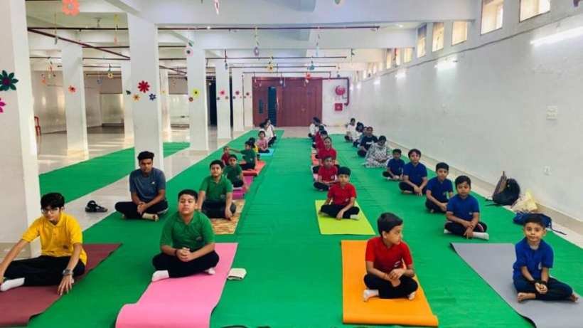 International Yoga Day at Excellia School