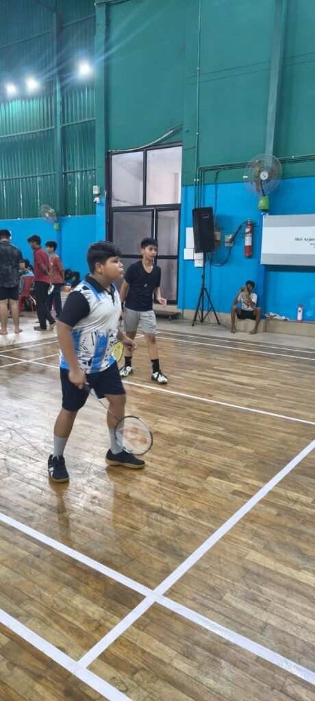 The U-14 and U-17 Boys Badminton Teams of Excellia School, Omaxe City